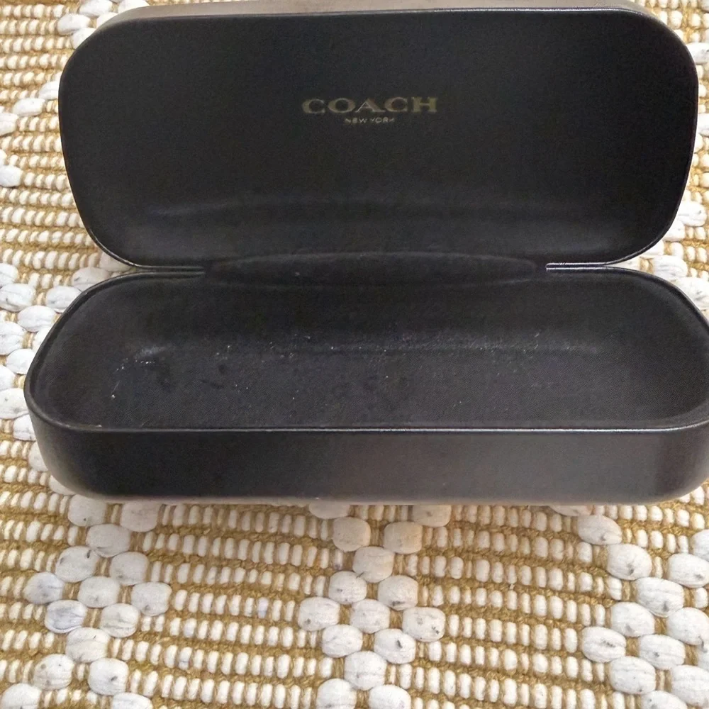 Coach Classic Black Eyeglass Case